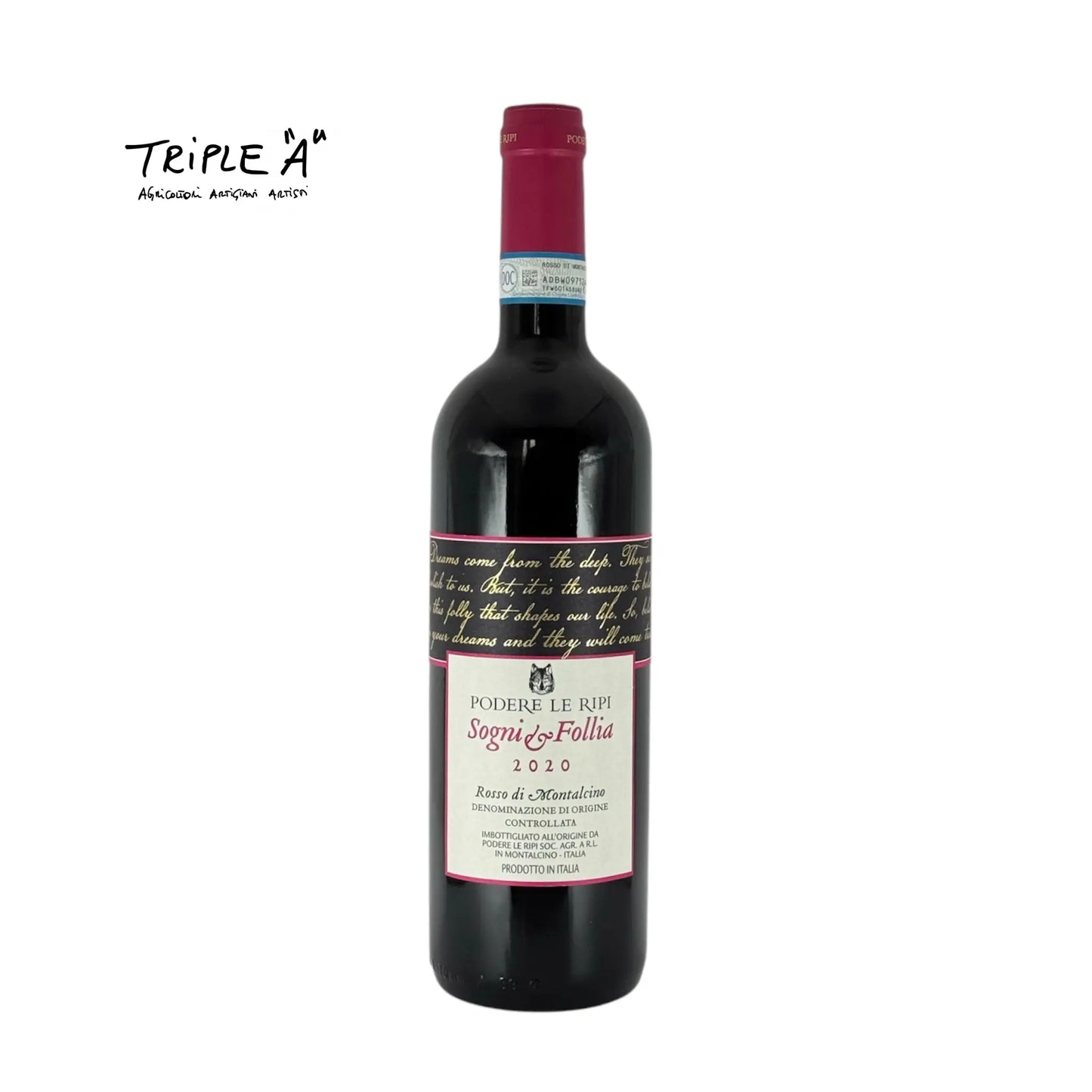 Podere le Ripi - Sogni e Follia 2020 | Rosso di Montalcino DOC.