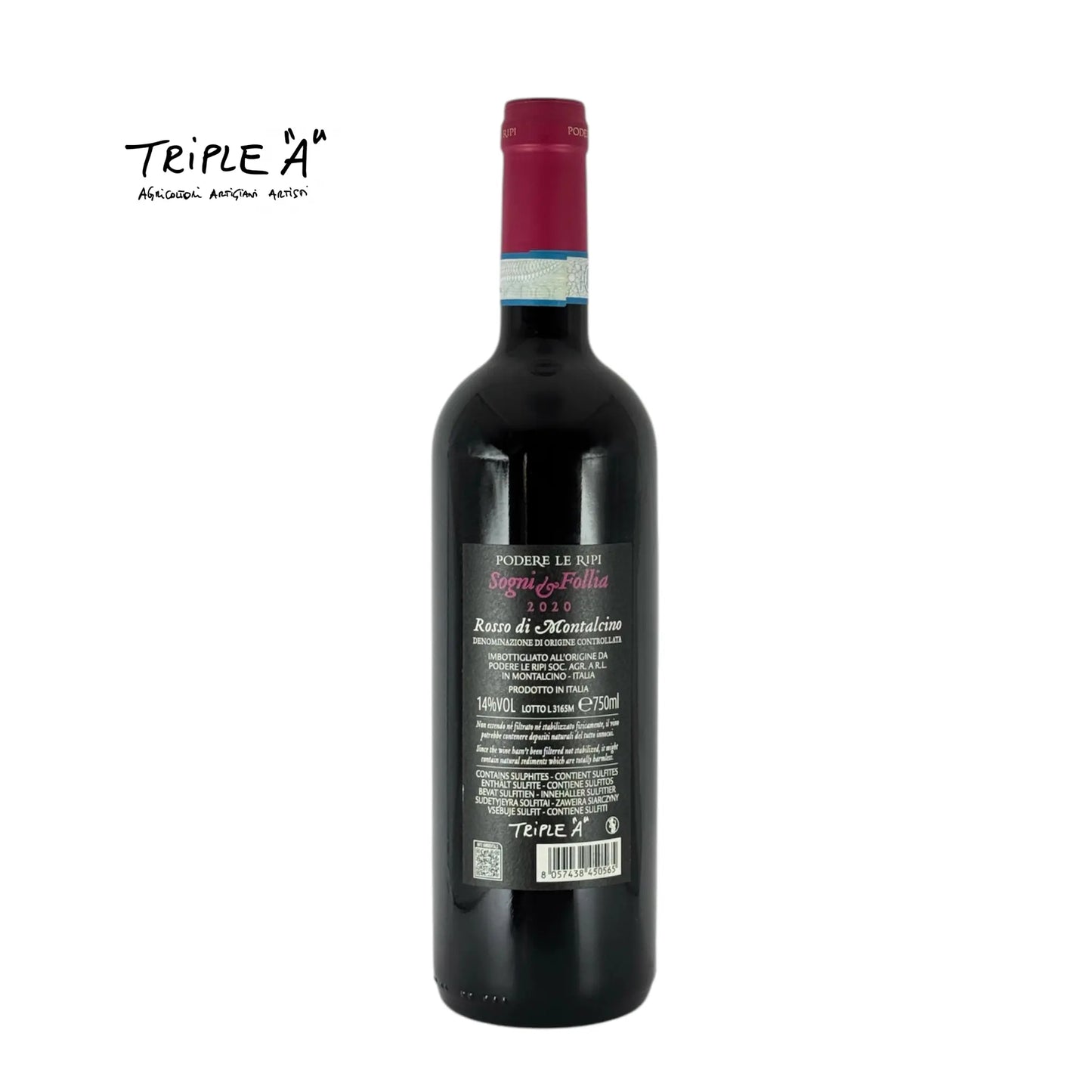 Podere le Ripi - Sogni e Follia 2020 | Rosso di Montalcino DOC.