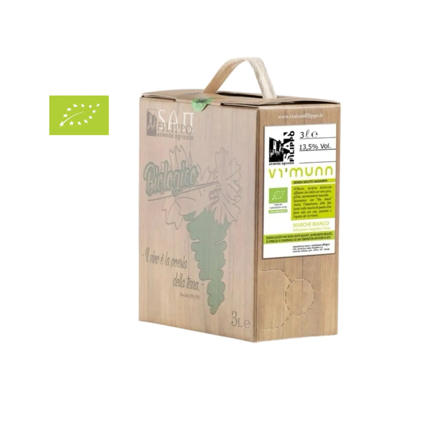 BAG IN BOX San Filippo Marche Vi Munn senza solfiti aggiunti San Filippo ILSUCCODUVA