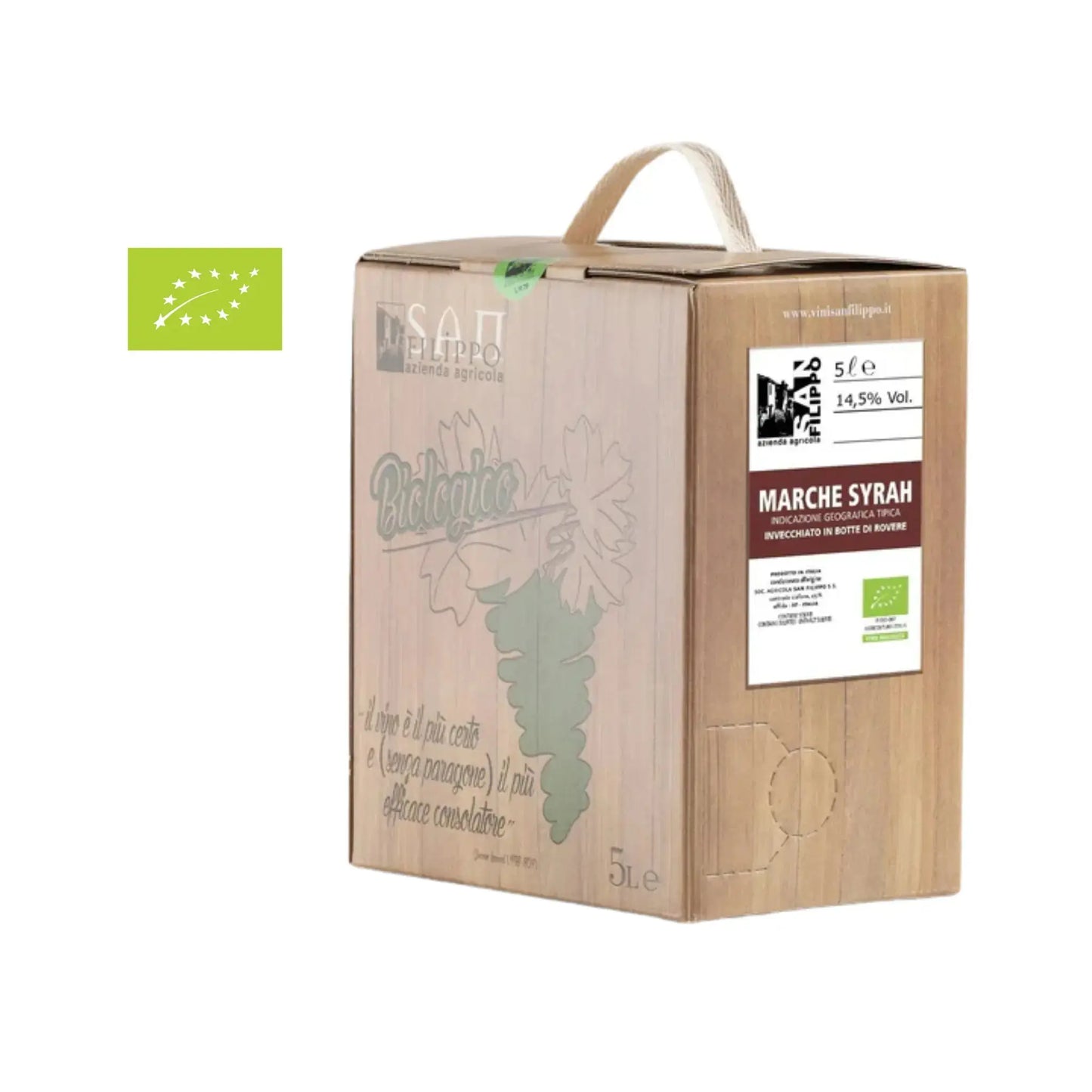 BAG IN BOX Vini San Filippo Syrah 2023 ILSUCCODUVA.IT ILSUCCODUVA