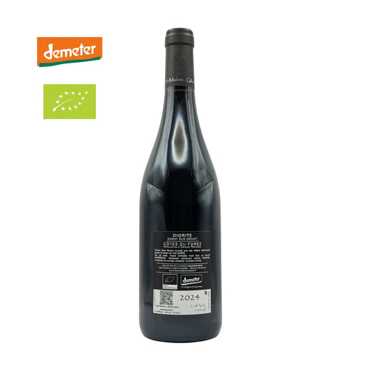 Diorite Gamay sur Granit 2024 Côtes du Forez vino rosso biodinamico Demeter