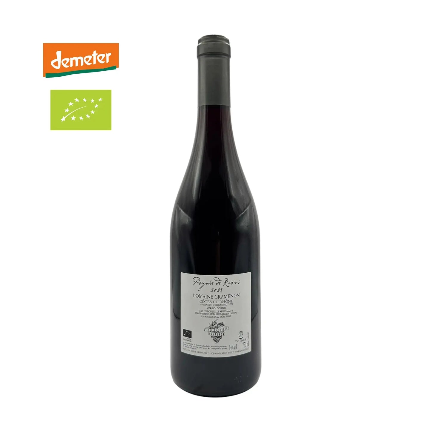 Domaine Gramenon - Poignée de Raisins 2023 - Côtes du Rhône AOC.