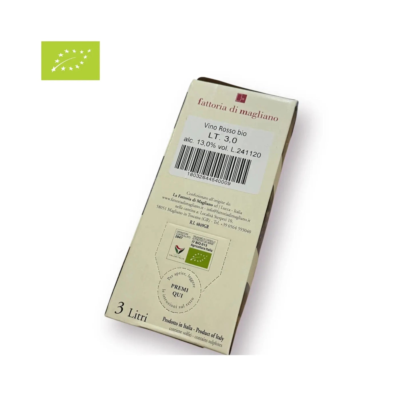 Fattoria di Magliano - Bag in Box 3L BIO 2024.