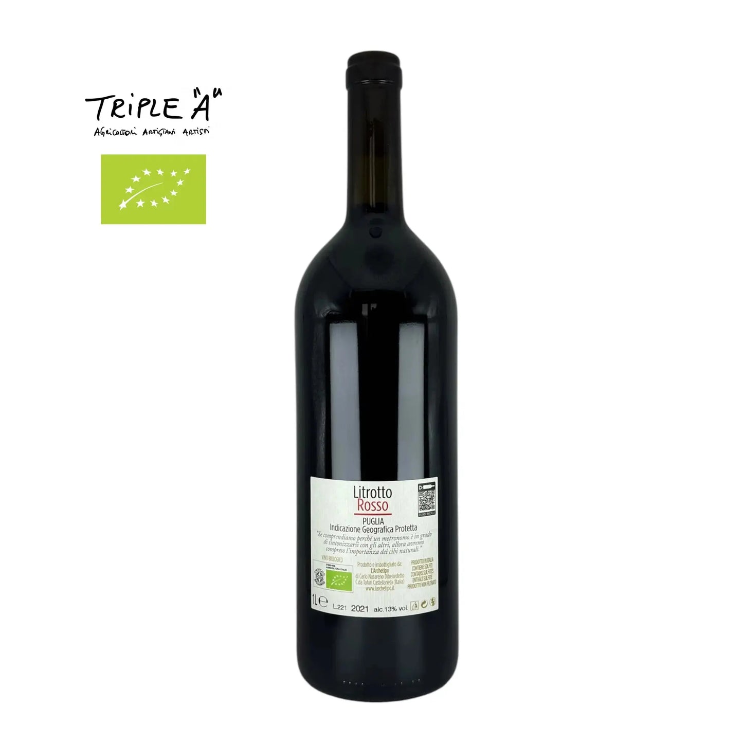 L'Archetipo - Litrotto Rosso 2021 | Puglia IGP - Triple A.