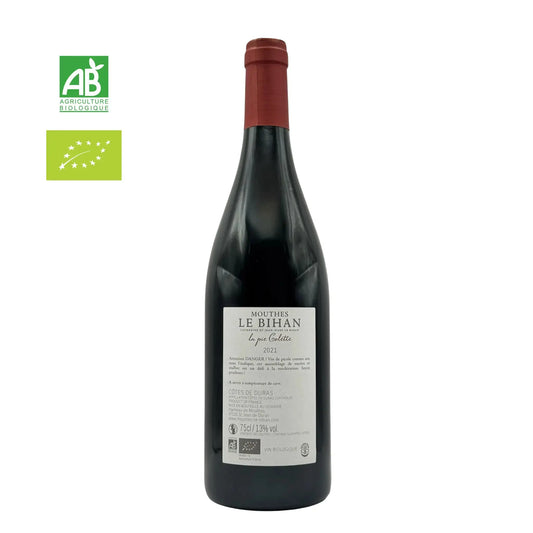 Bottiglia La Pie Colette Mouthes Le Bihan vino naturale sud ovest Francia