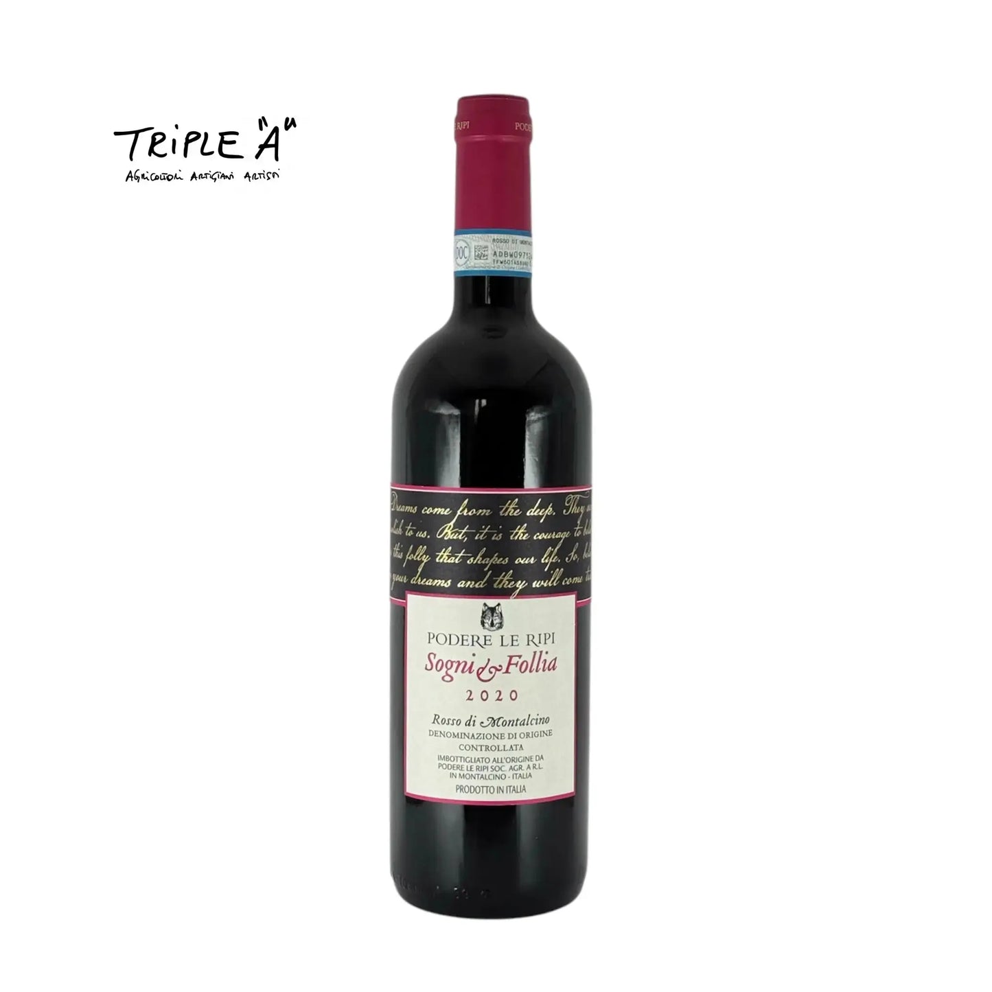 Podere le Ripi - Sogni e Follia 2020 | Rosso di Montalcino DOC.