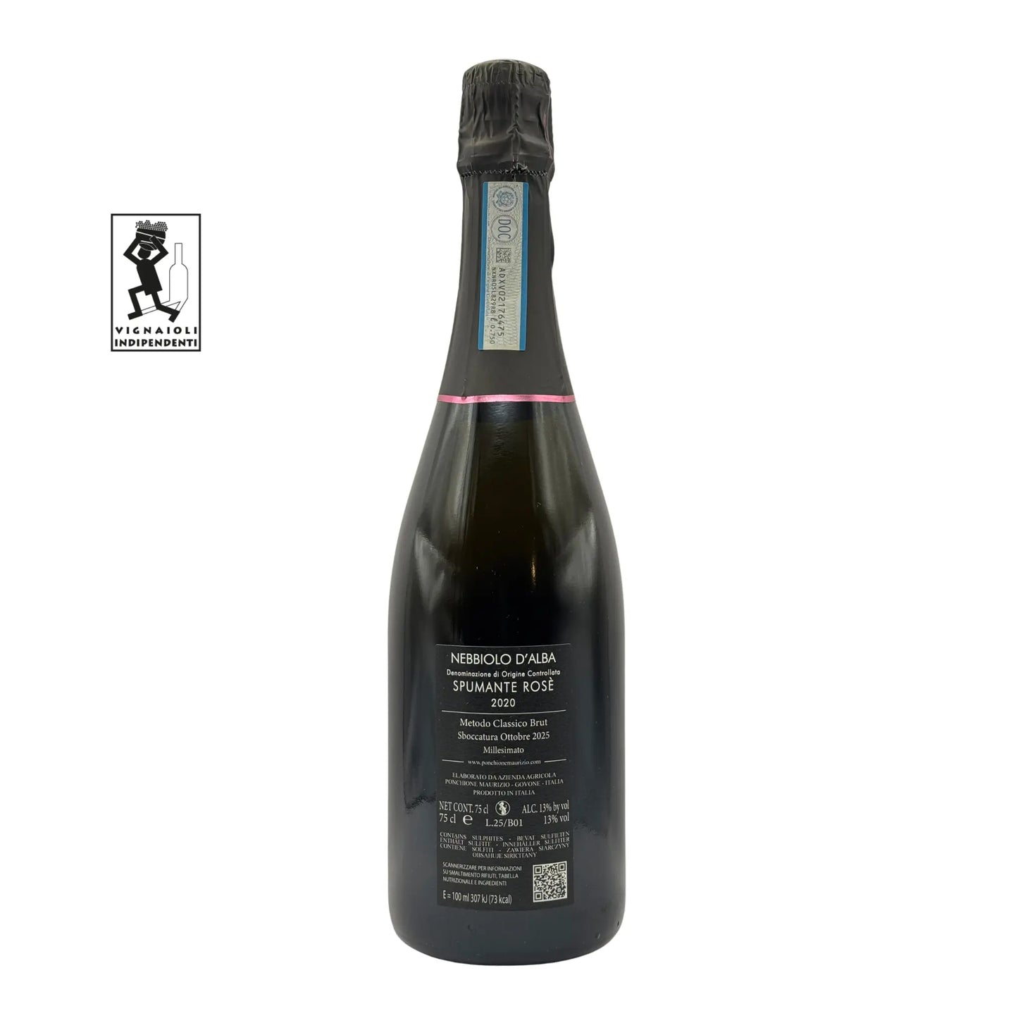 Ponchione Nebbiolo d'Alba 2020 Spumante Rosé