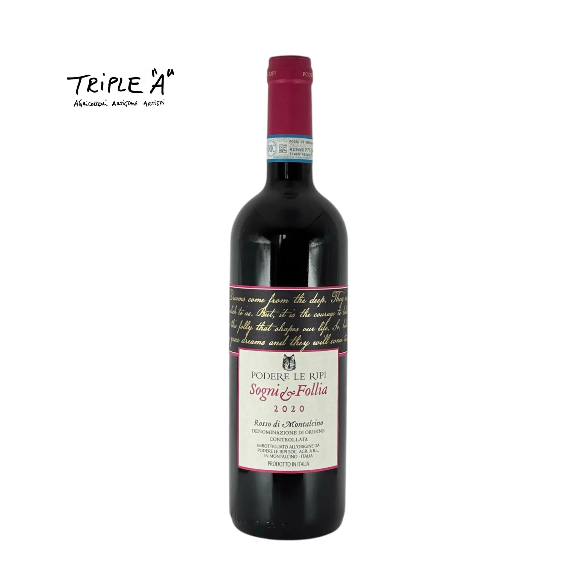 Podere le Ripi - Sogni e Follia 2020 | Rosso di Montalcino DOC.