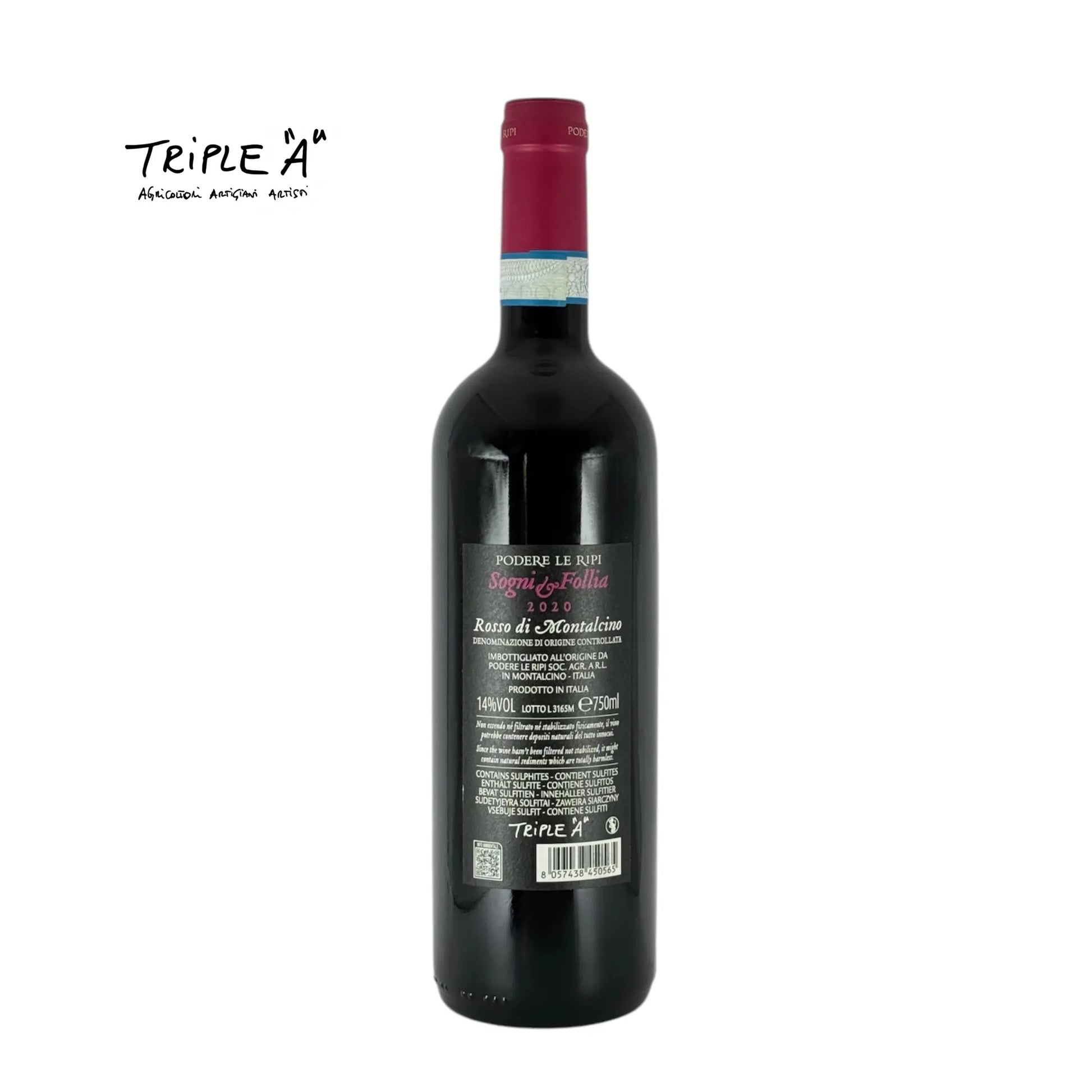 Podere le Ripi - Sogni e Follia 2020 | Rosso di Montalcino DOC.