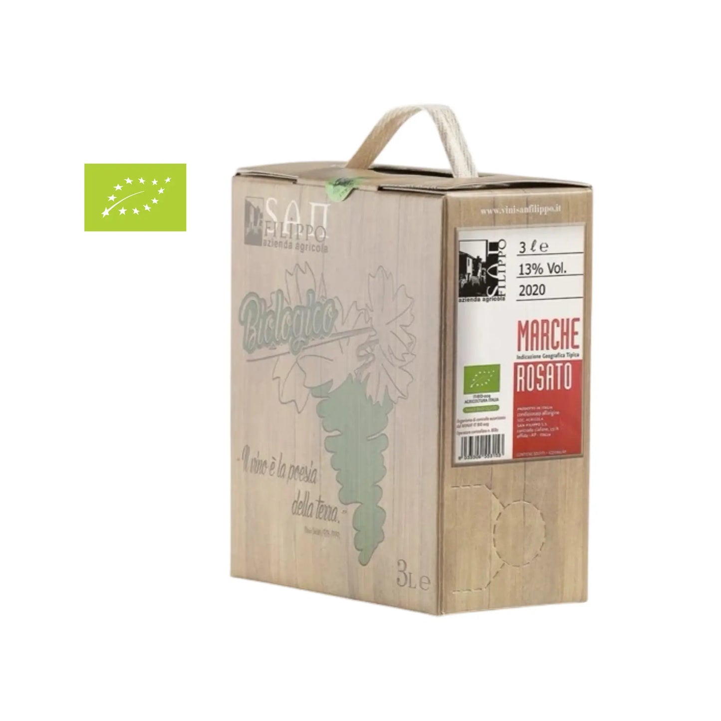 BAG IN BOX San Filippo Marche Rosato IGT Biologico San Filippo ILSUCCODUVA