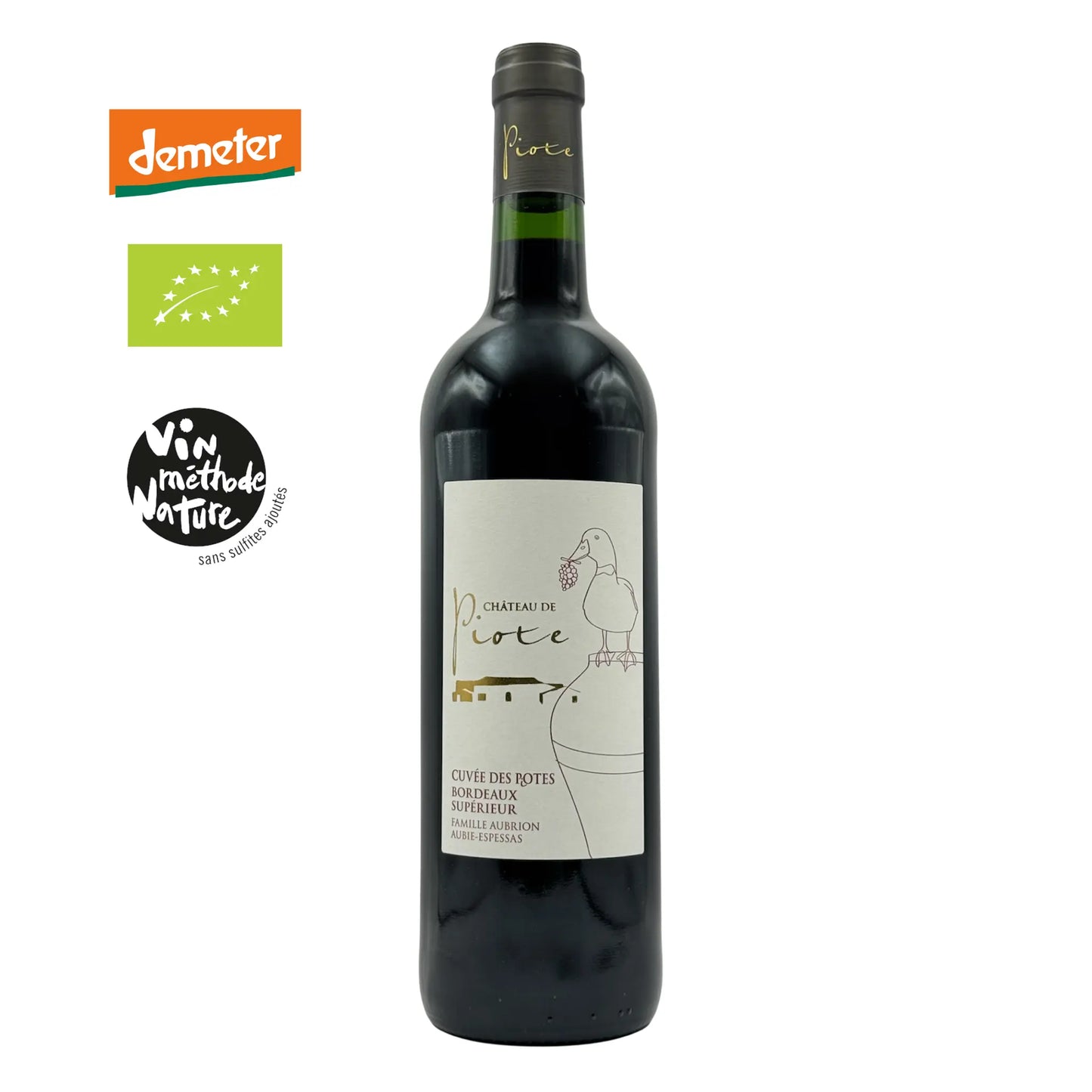 Château de Piote Cuvée des Potes AOP Bordeaux Supérieur 2019 - ILSUCCODUVA.IT