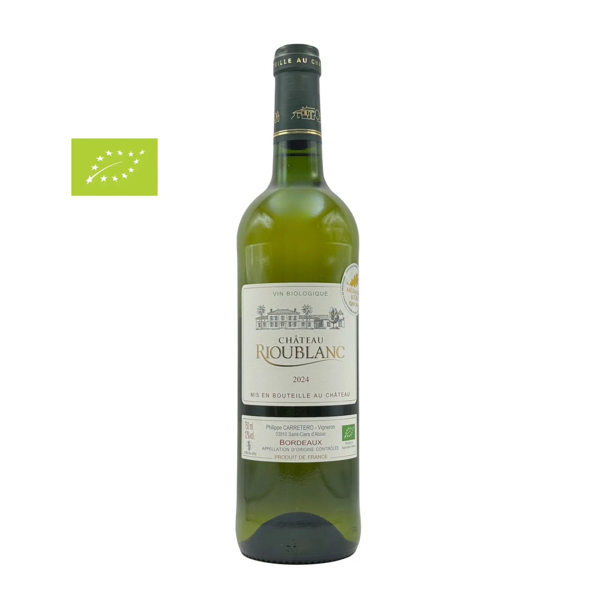 CHÂTEAU RIOUBLANC BORDEAUX BLANC SEC BIO - ILSUCCODUVA.IT