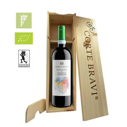 Corte Bravi Valpolicella Classico Superiore 2022 - BOX LEGNO Corte Bravi ILSUCCODUVA