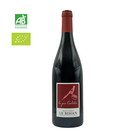 Bottiglia La Pie Colette Mouthes Le Bihan vino naturale sud ovest Francia