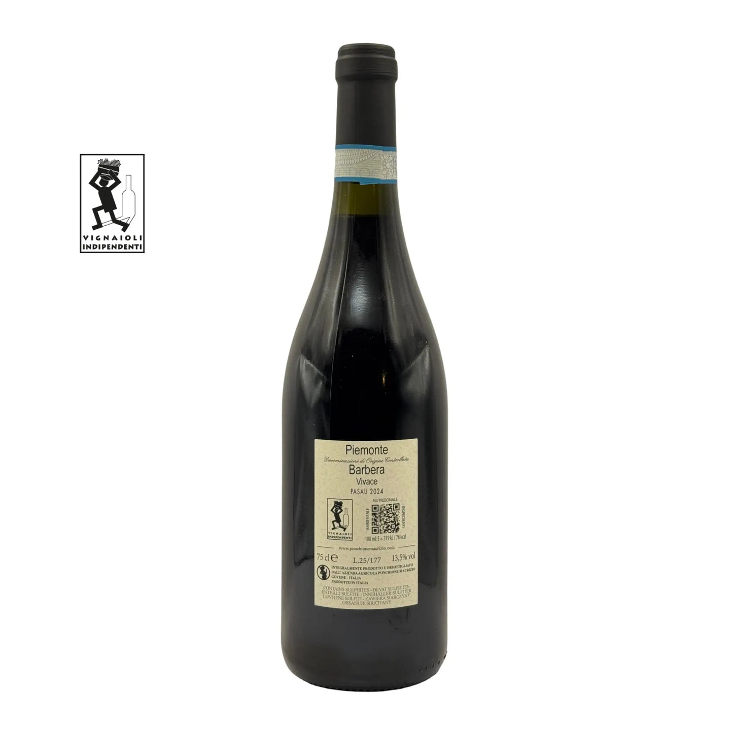 Ponchione Barbera DOC Pasau 2024 Vivace